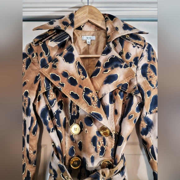 Cache Animal Print Jacket Size S - Picture 2 of 13